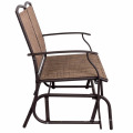 Outdoor Steel Loveseat Double Swing Glider Rocking Chair